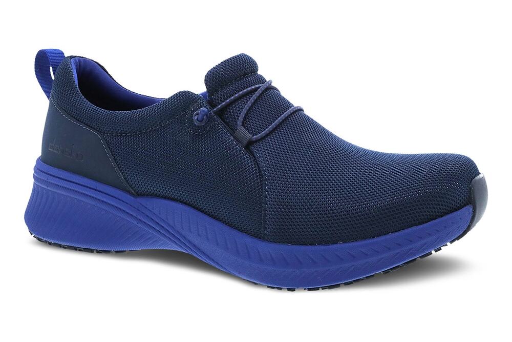 USED Dansko Women Marlee Navy Mesh 37 UK-Size 6.5-7 US